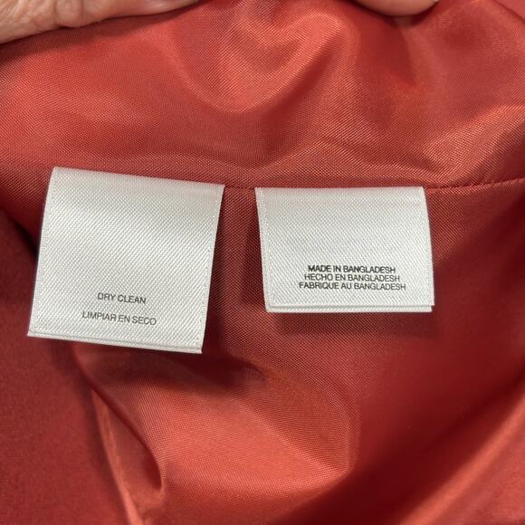 Nine West Coral Blazer 8 Structured Zip Pocket Soft Glam Retro Statement Career - Picture 5 of 8